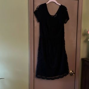 Simple black summer dress